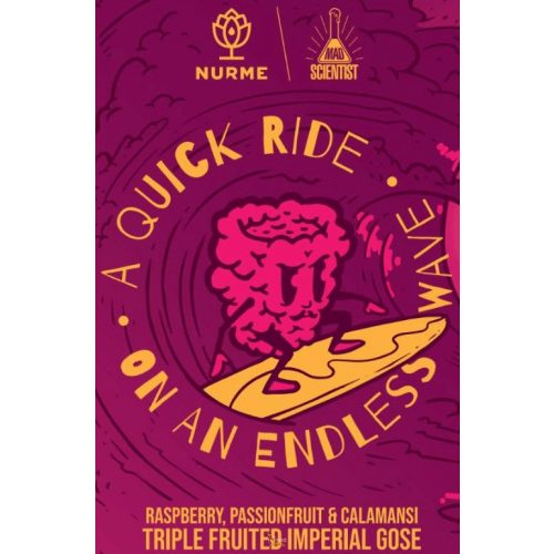 Nurme collab Mad Scientist  A Quick Ride On An Endless Wave (0,44 L) (8 %)