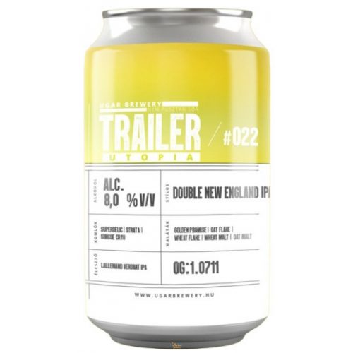 Ugar Trailer 22 -  Utopia Double NEIPA  (0,33L) (8 %)