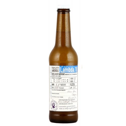 Szent András Teszt András Lambda  18  (narancs mandarin berliner weisse) (0,33L) (3,7 %)