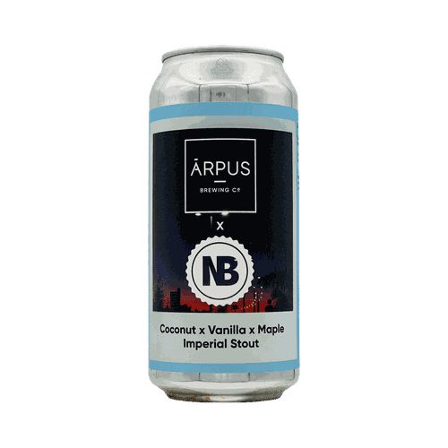 Ārpus Brewing Co. collab Nerdbrewing Coconut  Vanilla  Maple Imperial Stout   (0,44) (12 %)
