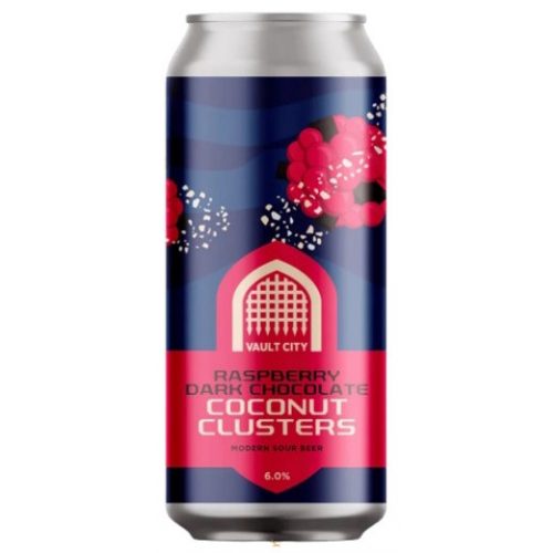 Vault City Raspberry Dark Chocolate Coconut Cluster s Sour (0,44) (6 %)