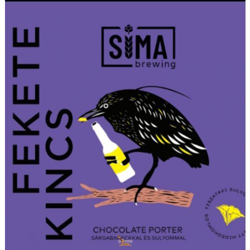 Sima Fekete Kincs Chocolate Porter  (0,33L) (7.6 %)