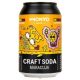 MONYO CRAFT SODA - MARACUJA     - szénsavas üdítőital  (0,33L) (0%)