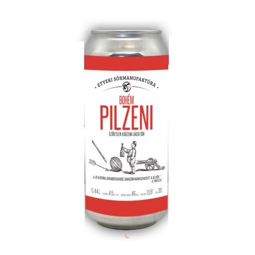 Etyeki Bohém Pilzeni  (0,44L) (4,5%)