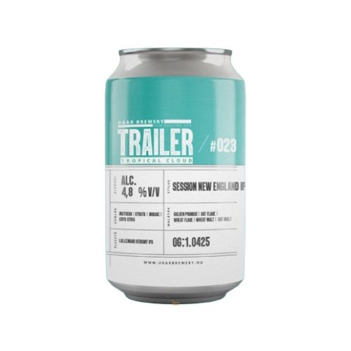 Ugar Trailer 23 -  Tropical Cloud  Session NEIPA  (0,33L) (4,8 %)