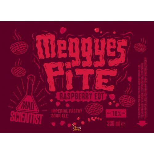 Mad Scientist Meggyes Pite Raspberry Edition  (0,33L) (10%)