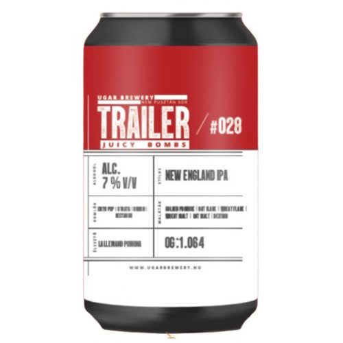 Ugar Trailer 28 - JUICY BOMBS  NEIPA  (0,33L) (7 %)