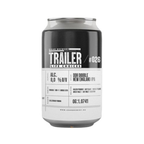 Ugar Trailer 26 - Life Choices   Dupla NEIPA  (0,33L) (8 %)