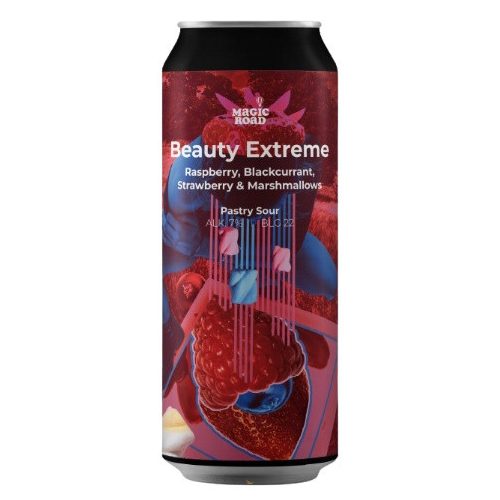 Magic Road Beauty EXTREME - Raspberry, Blackcurrant, Strawberry  Marshmallows  (0,5) (7%)