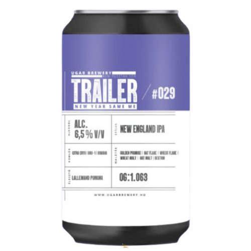 Ugar Trailer 29 - New Year Same Me   NEIPA  (0,33L) (6,5 %)