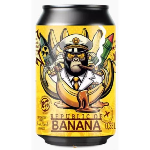 Etyeki Republic of Banana smoothie sour ale  (0,33L) (5%)